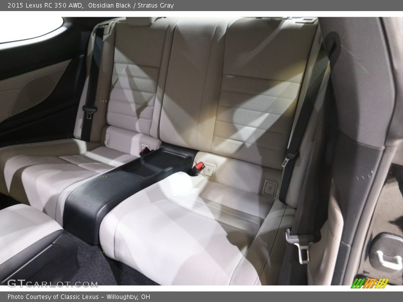 Rear Seat of 2015 RC 350 AWD