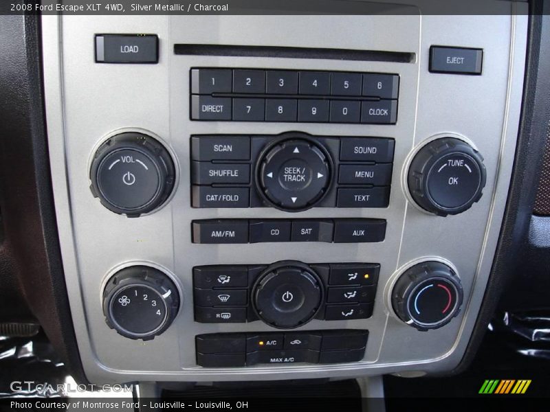 Silver Metallic / Charcoal 2008 Ford Escape XLT 4WD