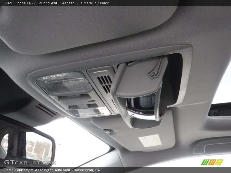 Aegean Blue Metallic / Black 2020 Honda CR-V Touring AWD