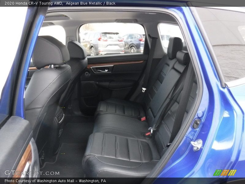 Aegean Blue Metallic / Black 2020 Honda CR-V Touring AWD