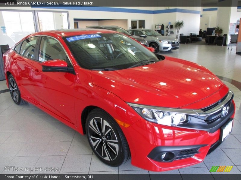 Front 3/4 View of 2018 Civic EX-T Sedan