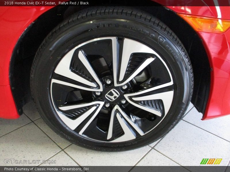 Rallye Red / Black 2018 Honda Civic EX-T Sedan