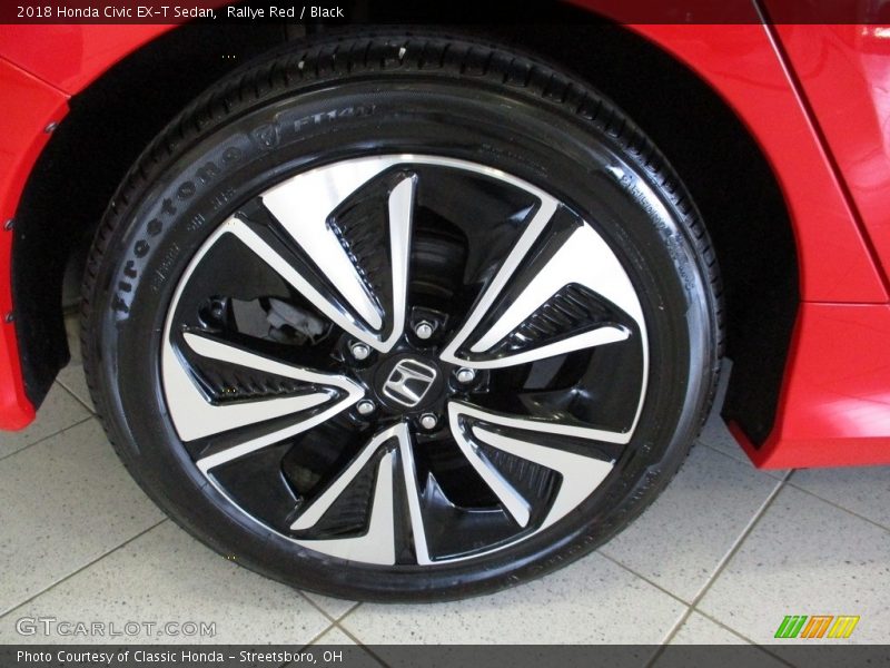 Rallye Red / Black 2018 Honda Civic EX-T Sedan