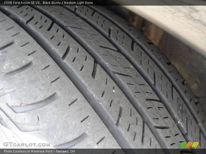 Black Ebony / Medium Light Stone 2008 Ford Fusion SE V6