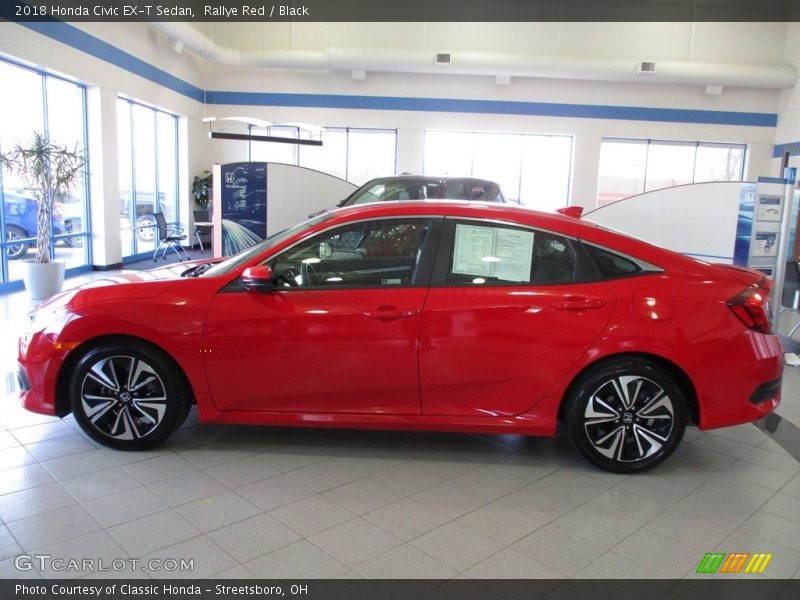 Rallye Red / Black 2018 Honda Civic EX-T Sedan