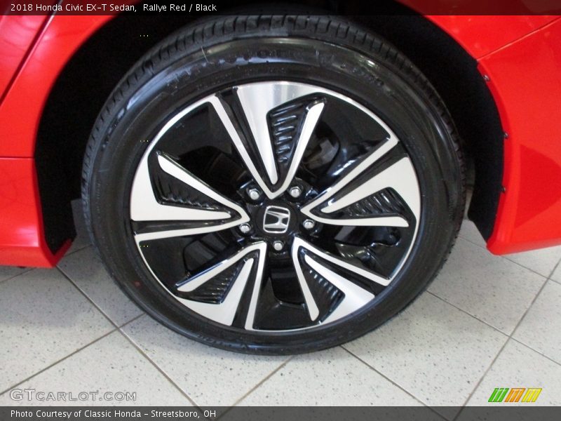Rallye Red / Black 2018 Honda Civic EX-T Sedan
