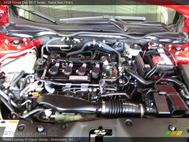 Rallye Red / Black 2018 Honda Civic EX-T Sedan