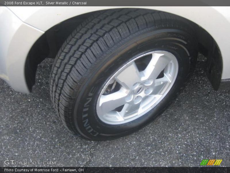 Silver Metallic / Charcoal 2008 Ford Escape XLT