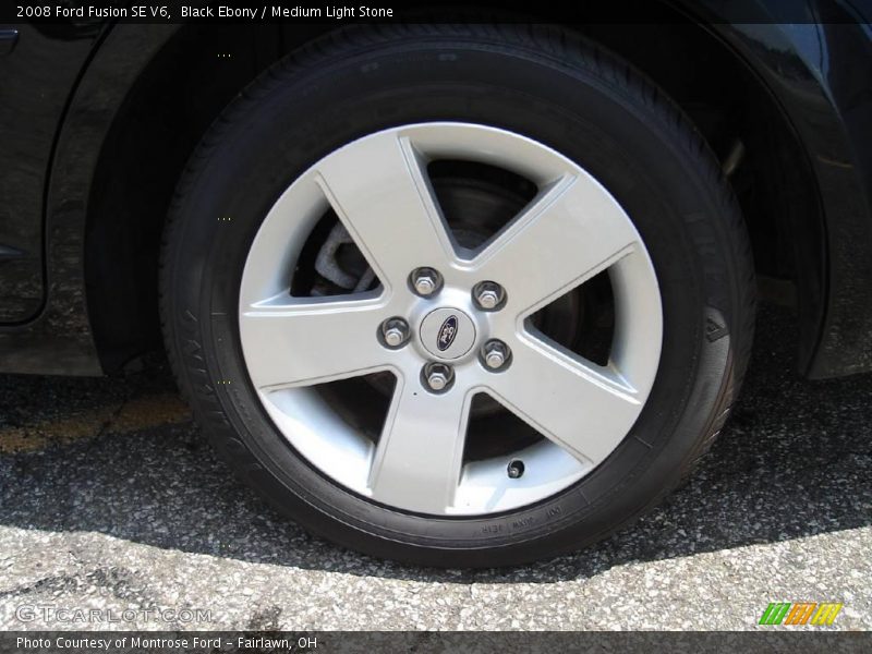 Black Ebony / Medium Light Stone 2008 Ford Fusion SE V6