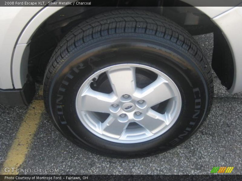 Silver Metallic / Charcoal 2008 Ford Escape XLT