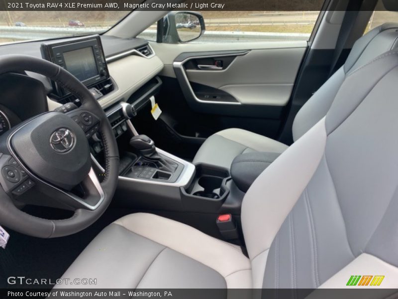 Magnetic Gray Metallic / Light Gray 2021 Toyota RAV4 XLE Premium AWD