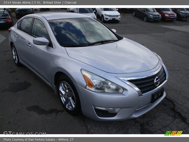 Brilliant Silver / Charcoal 2014 Nissan Altima 2.5 SV