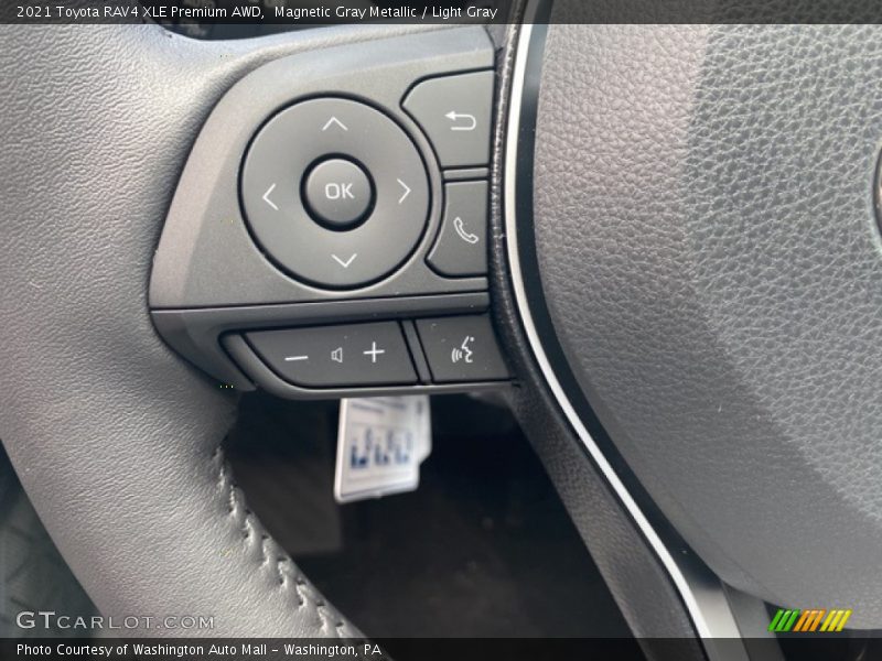 Magnetic Gray Metallic / Light Gray 2021 Toyota RAV4 XLE Premium AWD