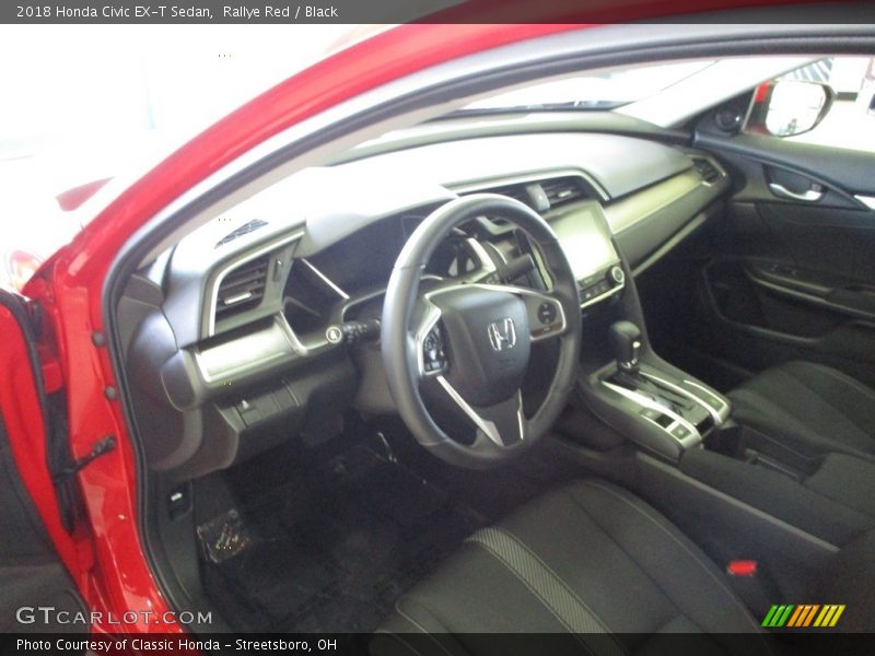 Rallye Red / Black 2018 Honda Civic EX-T Sedan