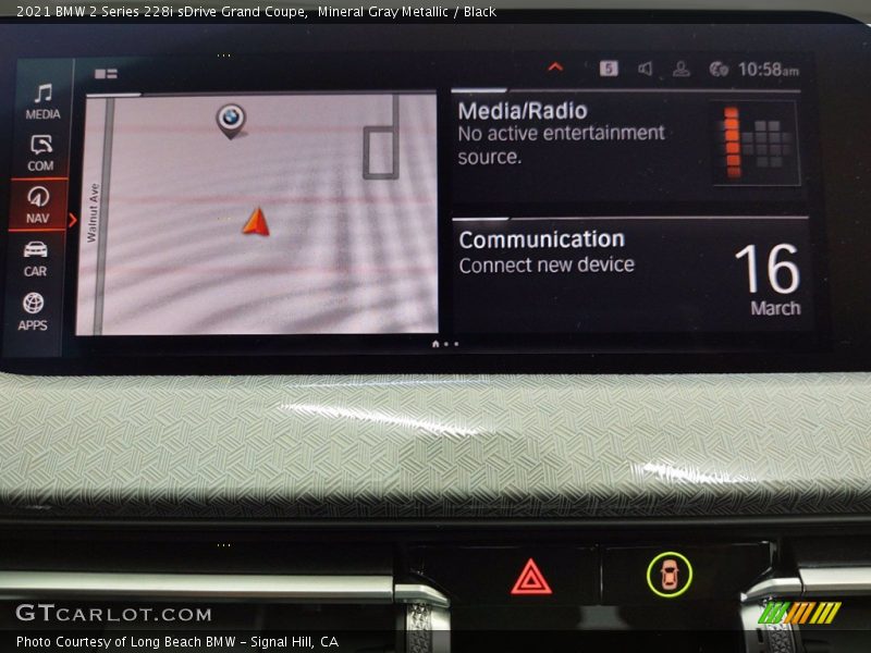 Mineral Gray Metallic / Black 2021 BMW 2 Series 228i sDrive Grand Coupe