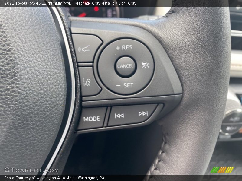 Magnetic Gray Metallic / Light Gray 2021 Toyota RAV4 XLE Premium AWD