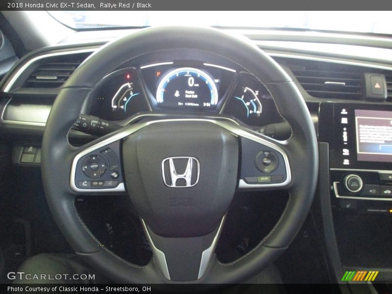 Rallye Red / Black 2018 Honda Civic EX-T Sedan