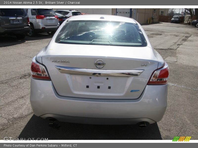 Brilliant Silver / Charcoal 2014 Nissan Altima 2.5 SV