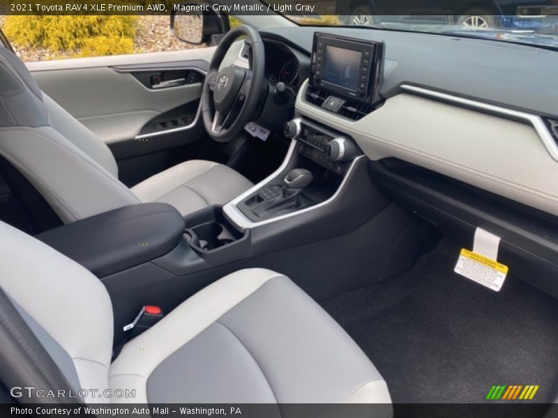 Magnetic Gray Metallic / Light Gray 2021 Toyota RAV4 XLE Premium AWD