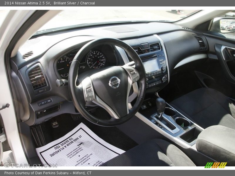 Brilliant Silver / Charcoal 2014 Nissan Altima 2.5 SV