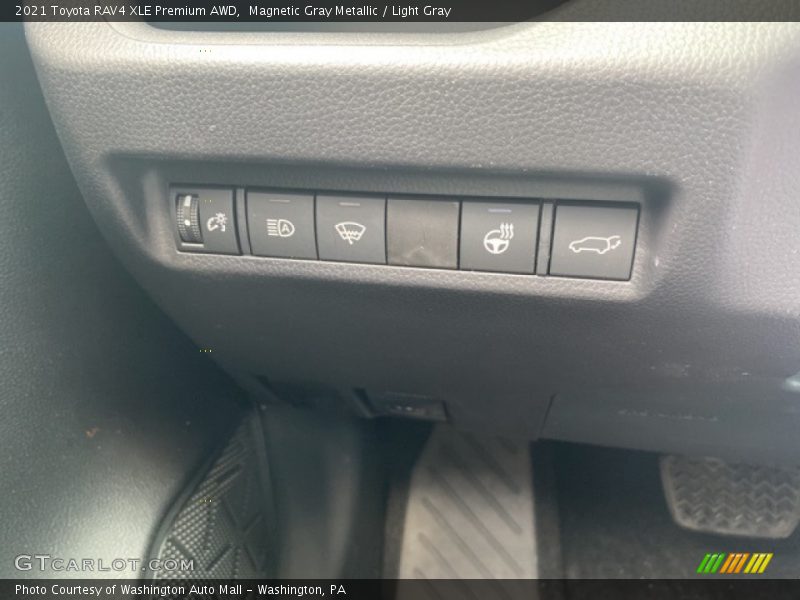 Magnetic Gray Metallic / Light Gray 2021 Toyota RAV4 XLE Premium AWD