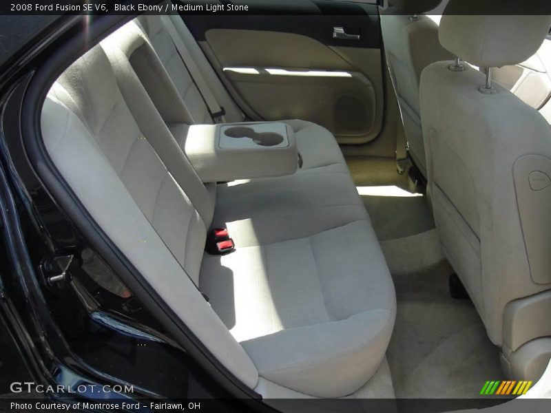 Black Ebony / Medium Light Stone 2008 Ford Fusion SE V6