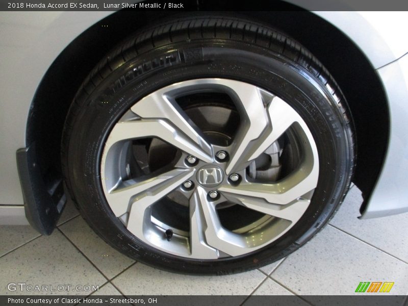Lunar Silver Metallic / Black 2018 Honda Accord EX Sedan