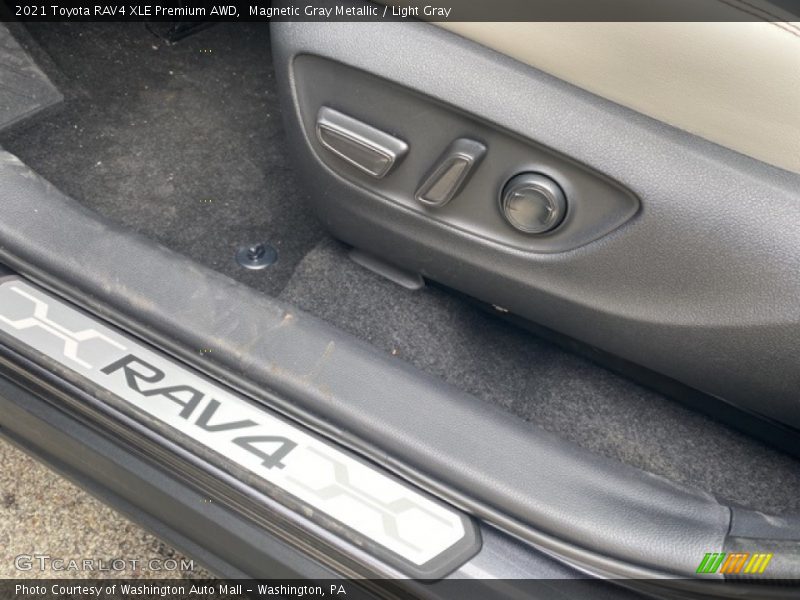 Magnetic Gray Metallic / Light Gray 2021 Toyota RAV4 XLE Premium AWD