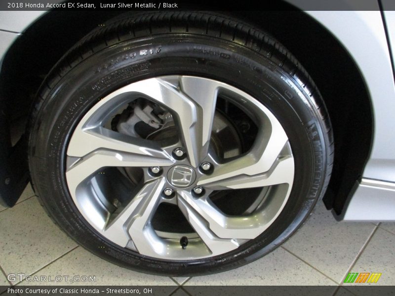 Lunar Silver Metallic / Black 2018 Honda Accord EX Sedan