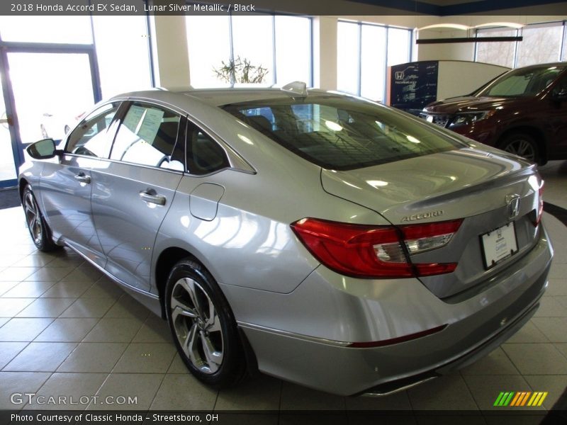 Lunar Silver Metallic / Black 2018 Honda Accord EX Sedan