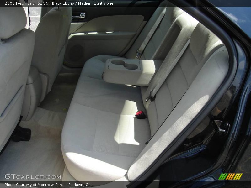 Black Ebony / Medium Light Stone 2008 Ford Fusion SE V6