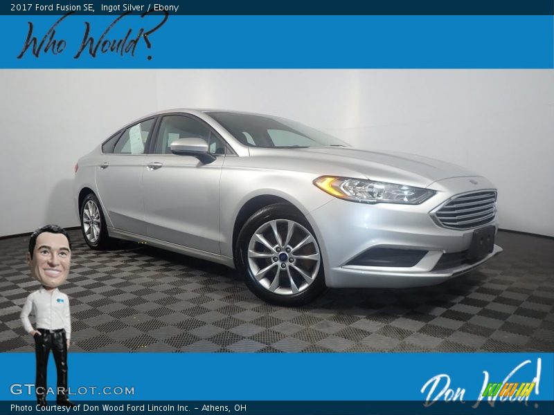 Ingot Silver / Ebony 2017 Ford Fusion SE
