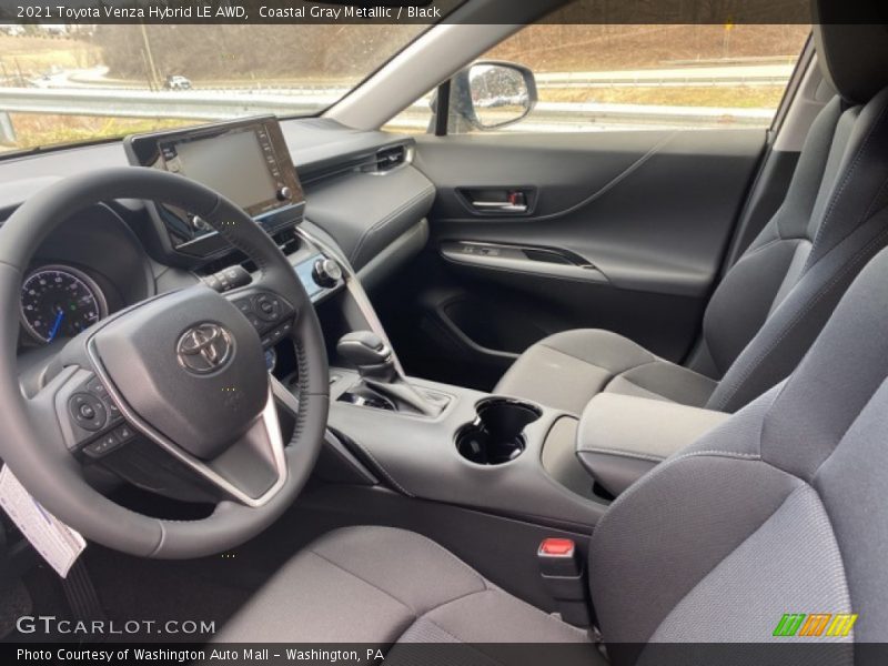 Coastal Gray Metallic / Black 2021 Toyota Venza Hybrid LE AWD