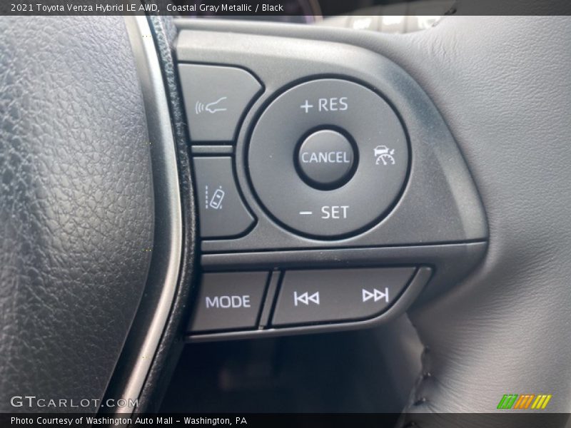 Coastal Gray Metallic / Black 2021 Toyota Venza Hybrid LE AWD