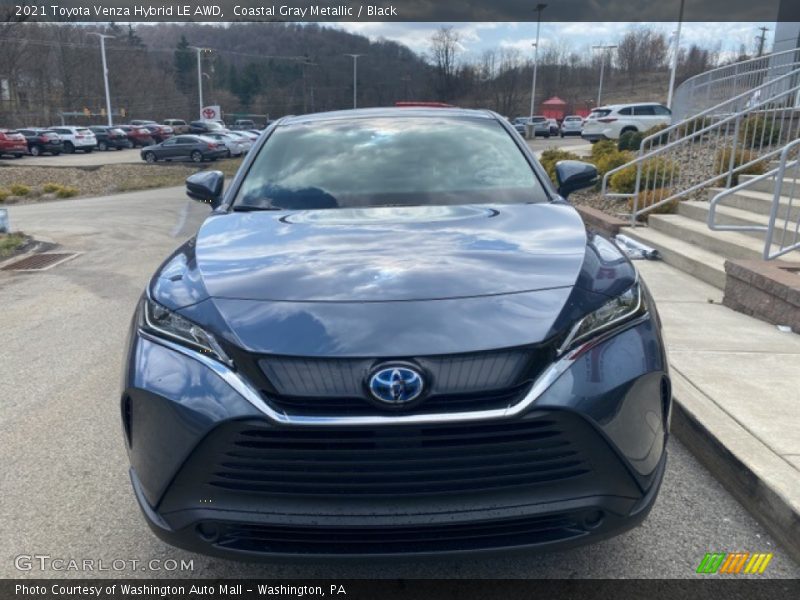 Coastal Gray Metallic / Black 2021 Toyota Venza Hybrid LE AWD