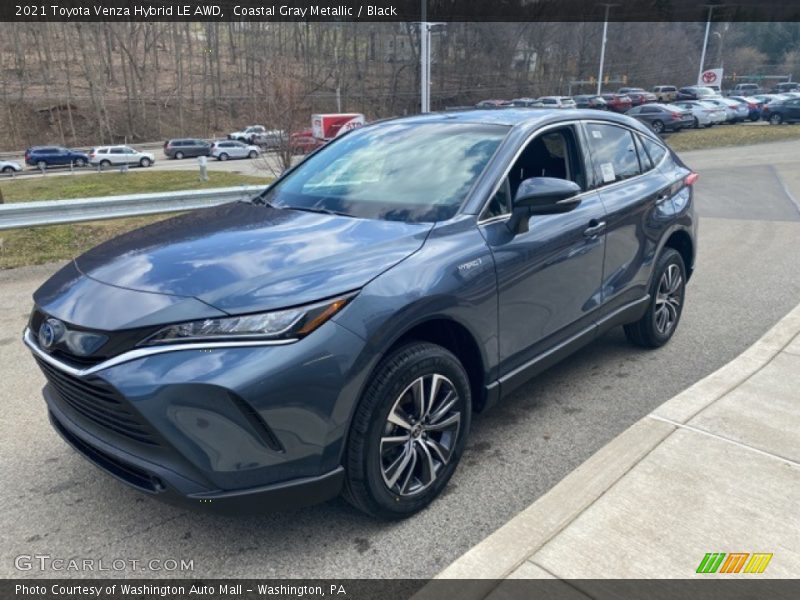 Coastal Gray Metallic / Black 2021 Toyota Venza Hybrid LE AWD