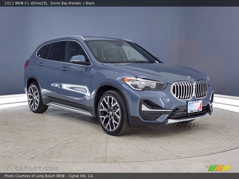 Storm Bay Metallic / Black 2021 BMW X1 sDrive28i