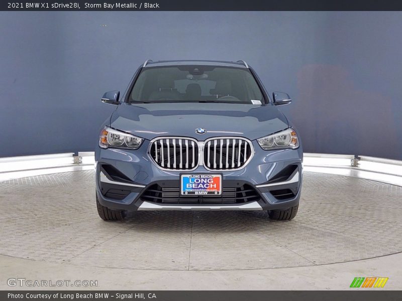 Storm Bay Metallic / Black 2021 BMW X1 sDrive28i