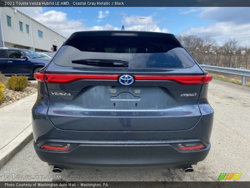 Coastal Gray Metallic / Black 2021 Toyota Venza Hybrid LE AWD