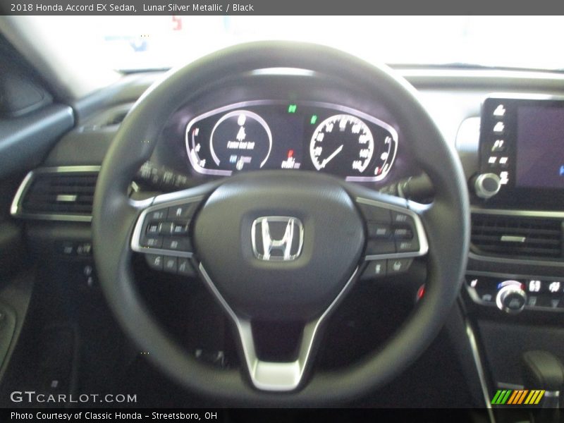 Lunar Silver Metallic / Black 2018 Honda Accord EX Sedan