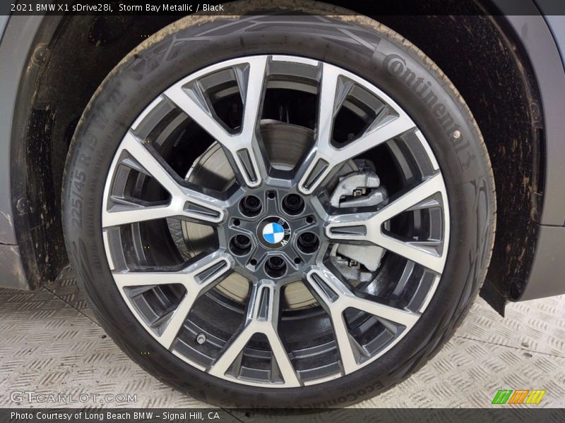 Storm Bay Metallic / Black 2021 BMW X1 sDrive28i