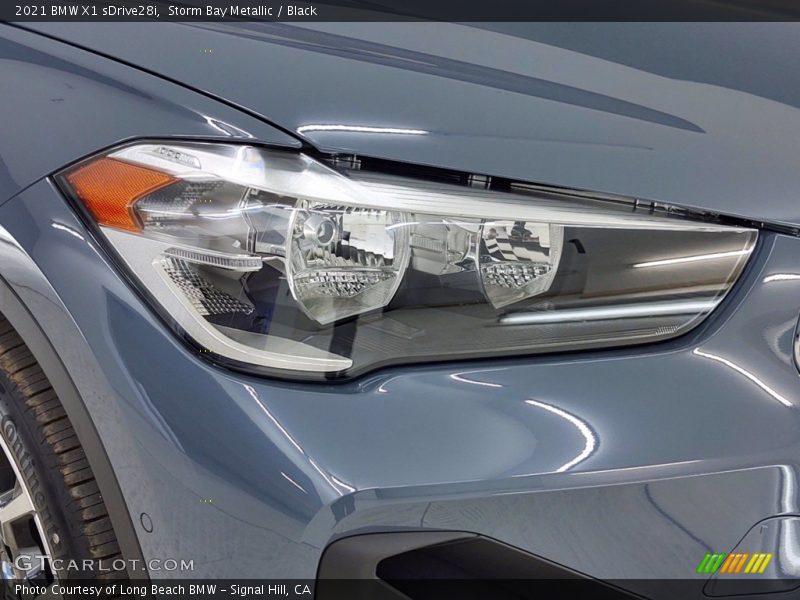 Storm Bay Metallic / Black 2021 BMW X1 sDrive28i
