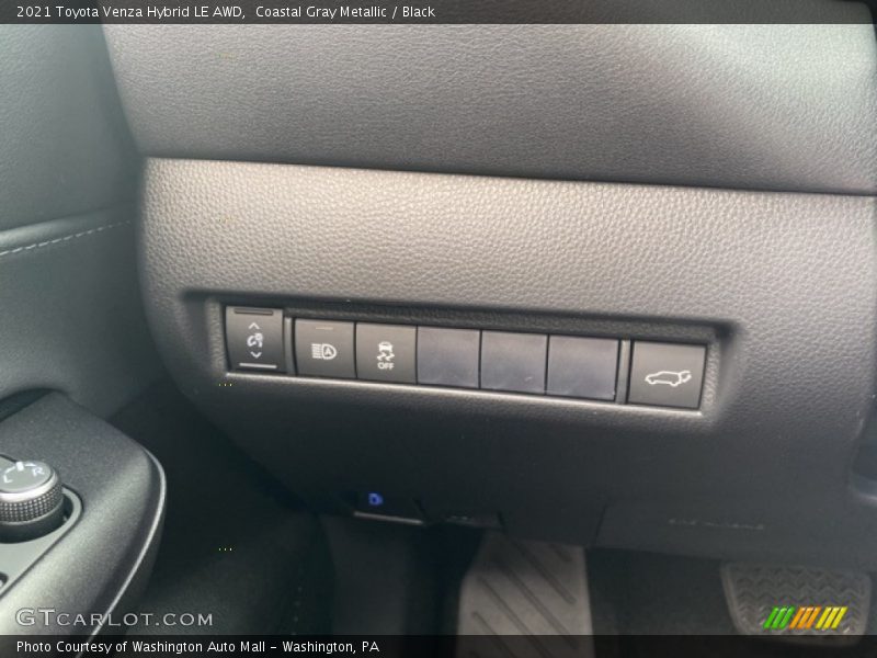 Coastal Gray Metallic / Black 2021 Toyota Venza Hybrid LE AWD