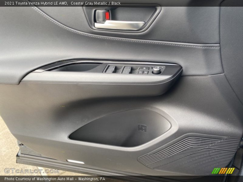 Coastal Gray Metallic / Black 2021 Toyota Venza Hybrid LE AWD