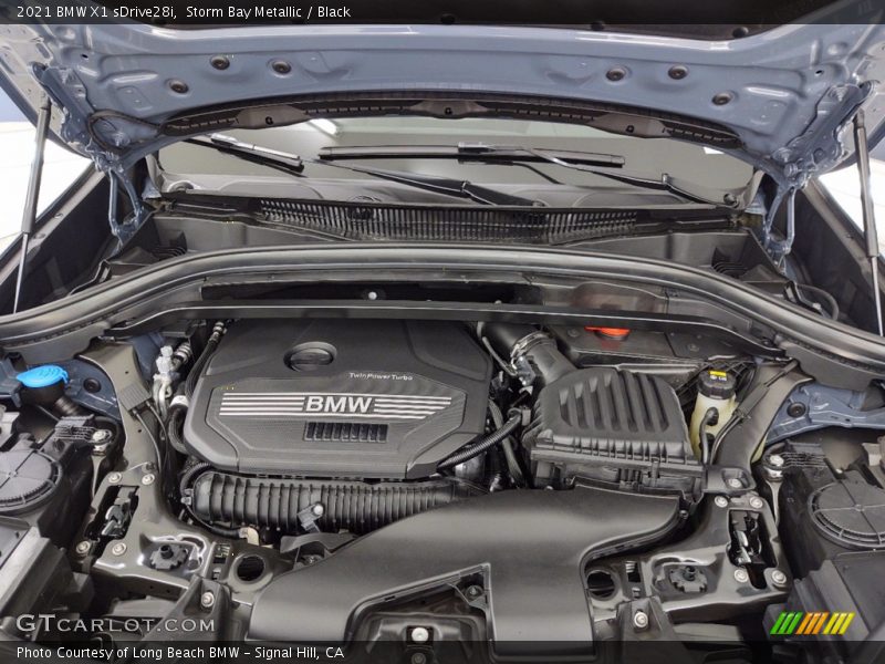 Storm Bay Metallic / Black 2021 BMW X1 sDrive28i
