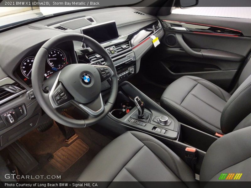 Storm Bay Metallic / Black 2021 BMW X1 sDrive28i
