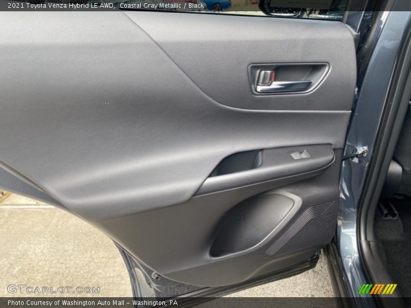 Coastal Gray Metallic / Black 2021 Toyota Venza Hybrid LE AWD