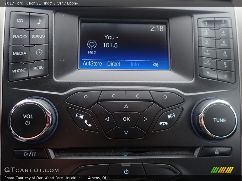 Ingot Silver / Ebony 2017 Ford Fusion SE