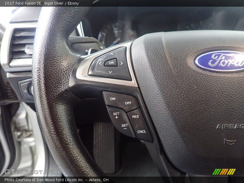 Ingot Silver / Ebony 2017 Ford Fusion SE