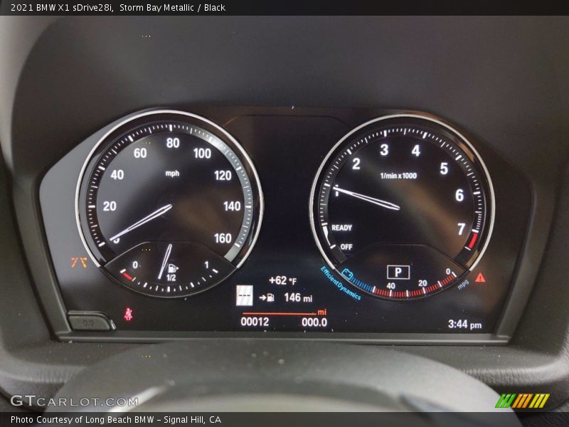 Storm Bay Metallic / Black 2021 BMW X1 sDrive28i
